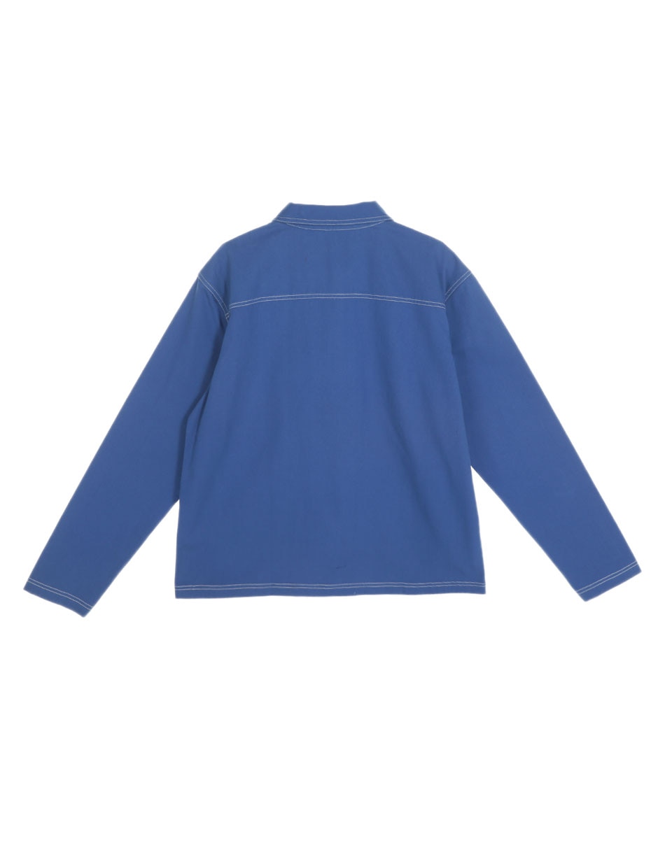 Camisa casual de algodón manga larga para niño 2