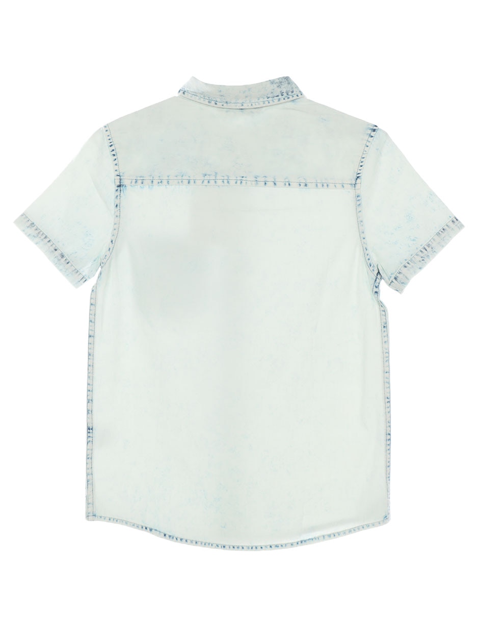 Camisa casual de algodón manga corta para niño 2