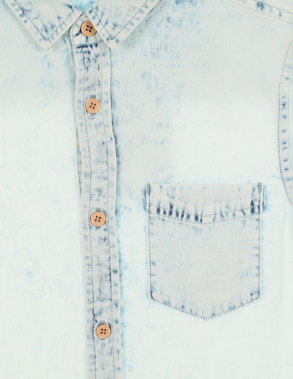 Camisa casual de algodón manga corta para niño 3