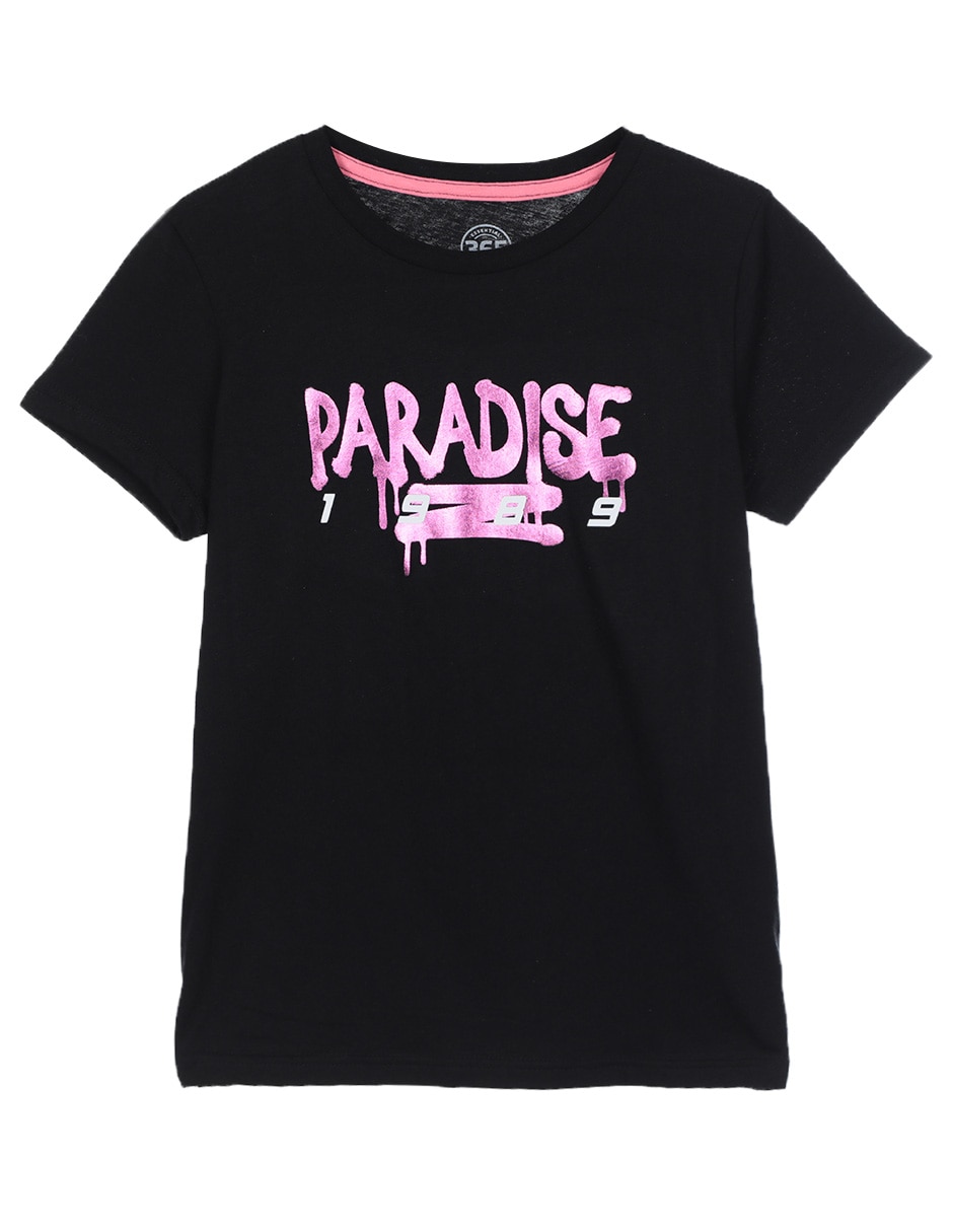 Playera manga corta para niño