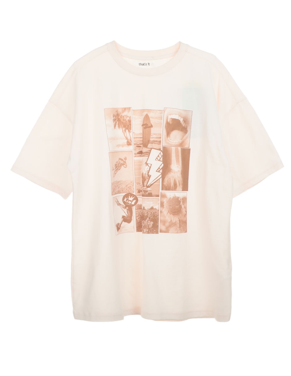 Playera manga corta para niño