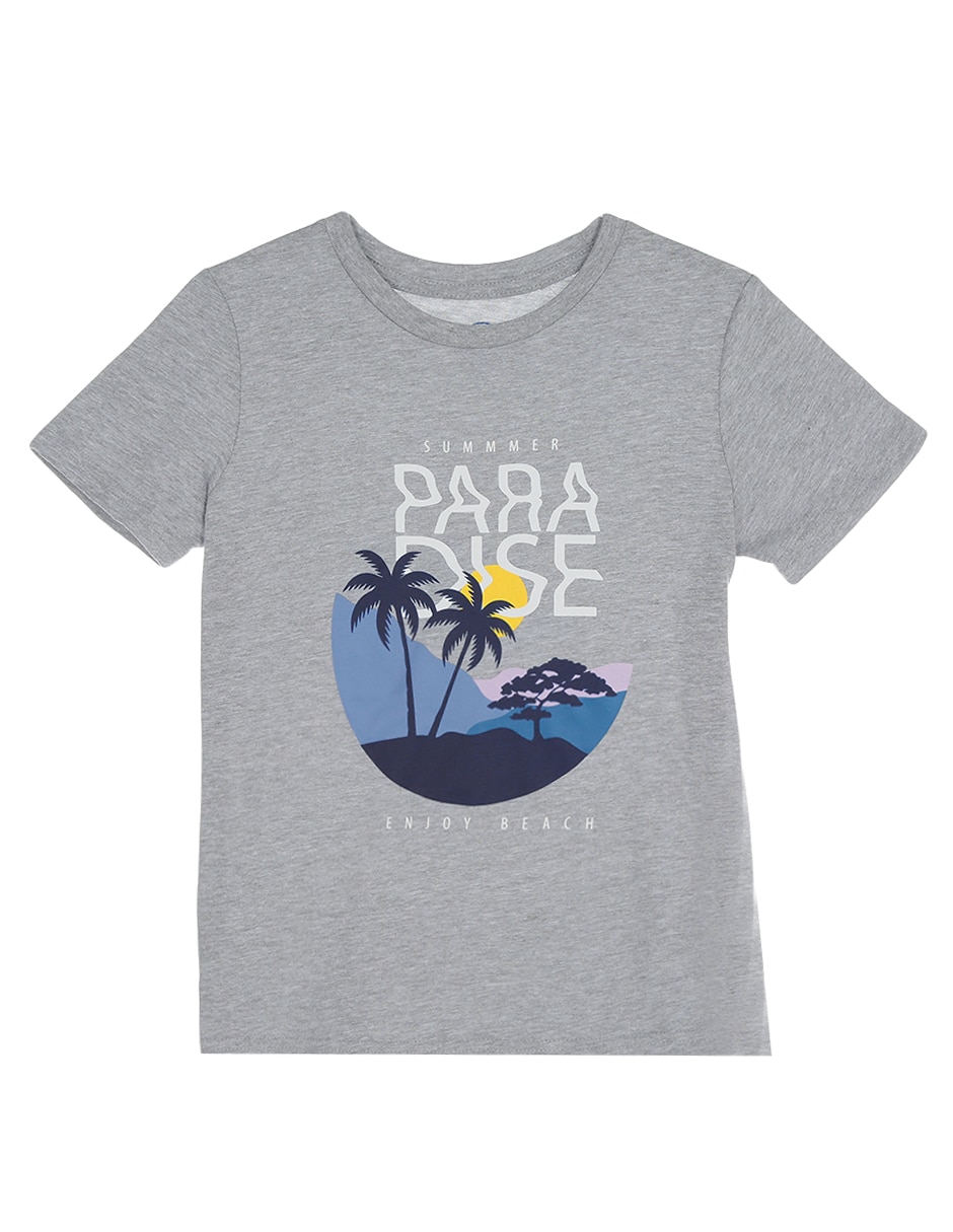 Playera manga corta para niño