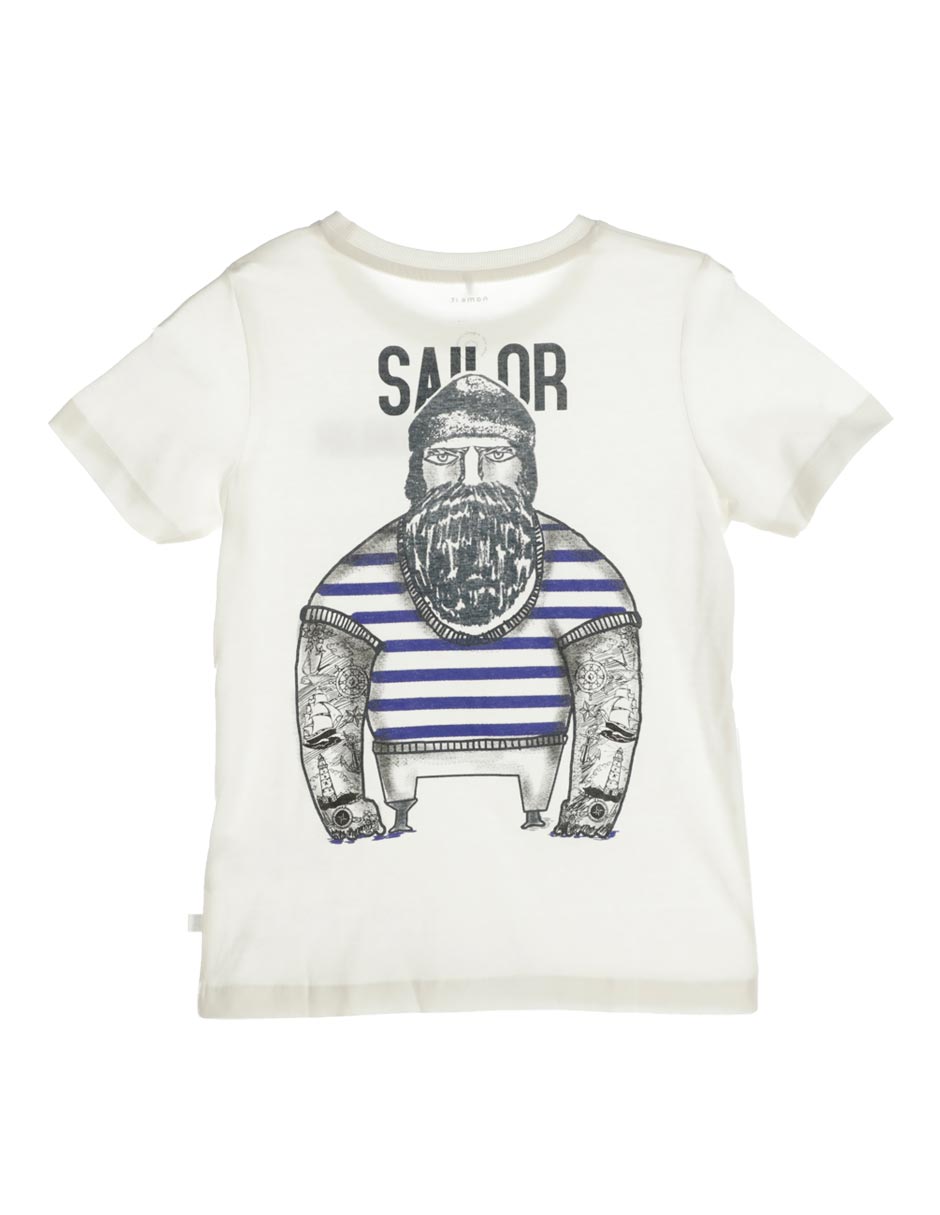 Playera Sailor manga corta para niño 2