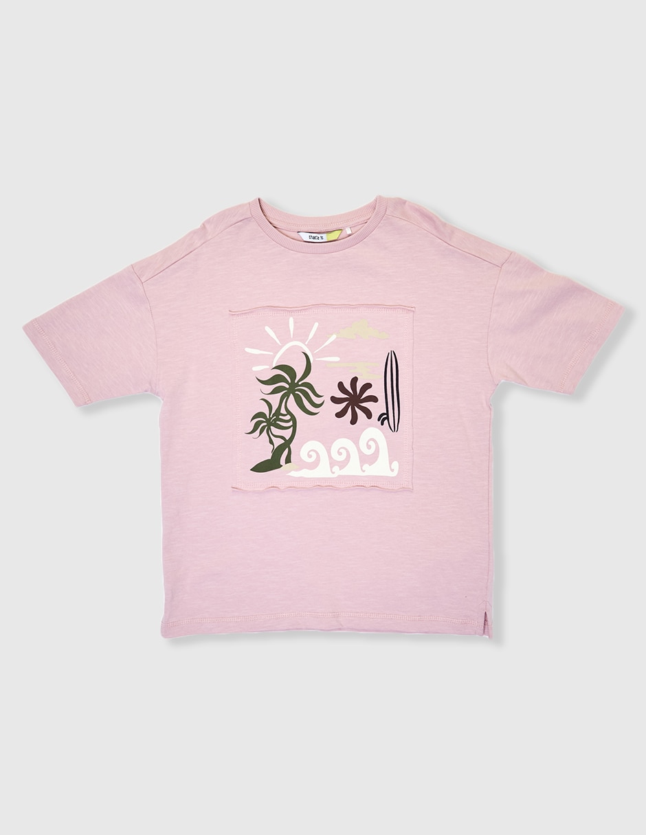 Playera manga corta para niña Playera manga corta para niña