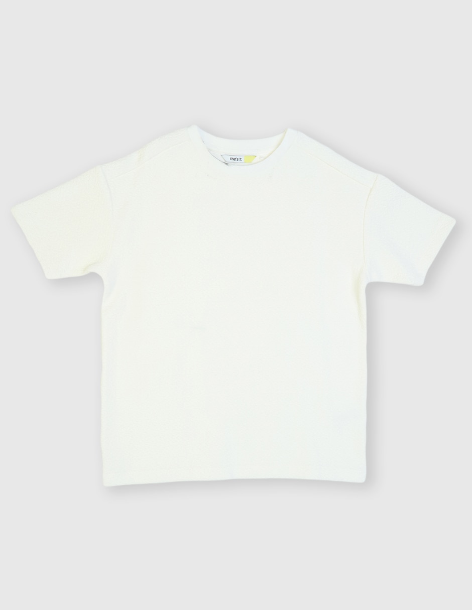 Playera manga corta para niño