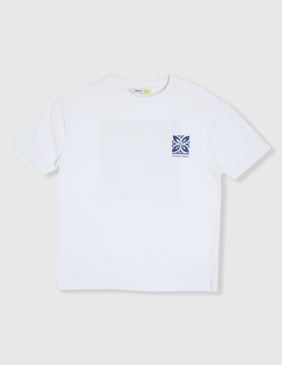 Playera manga corta para niño