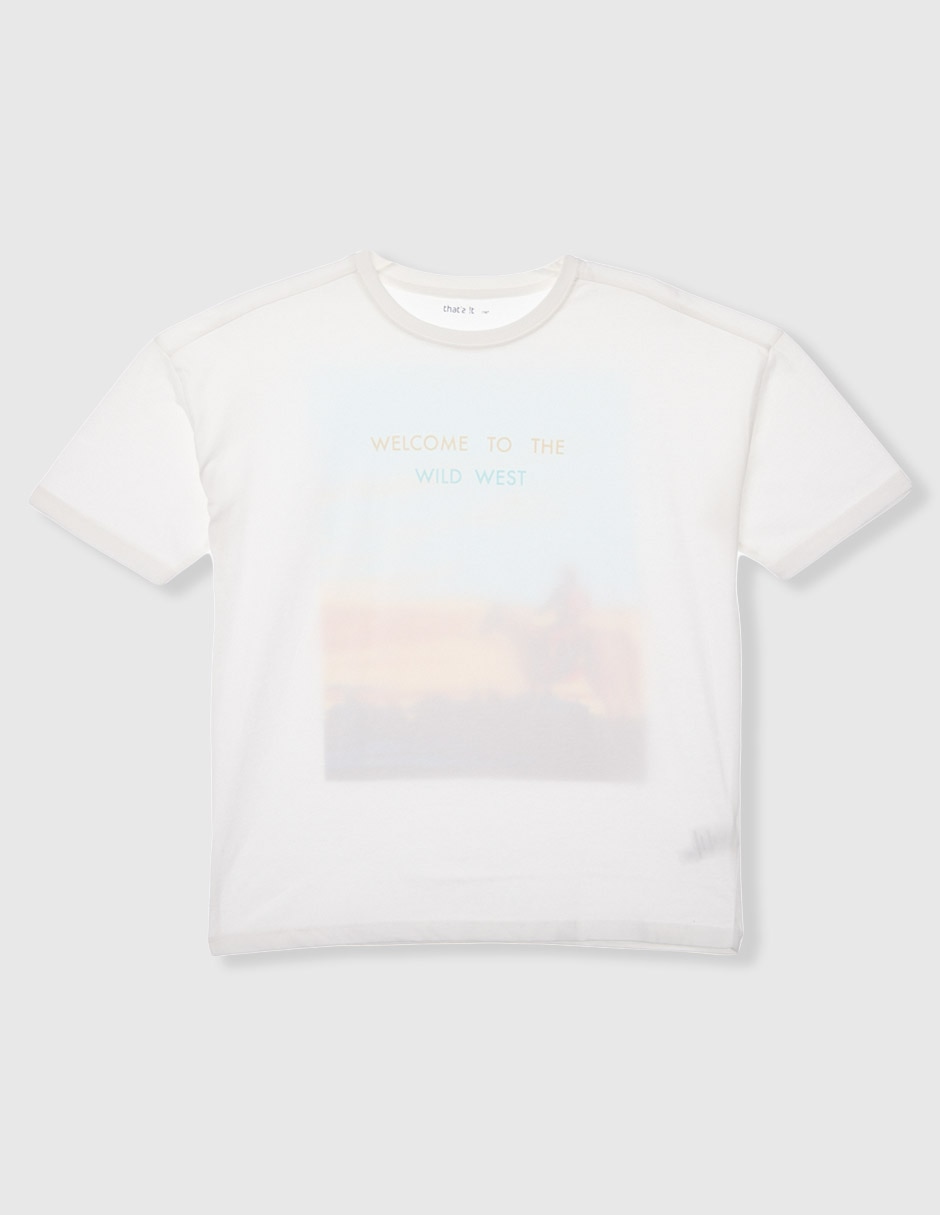 Playera manga corta para niño Playera manga corta para niño