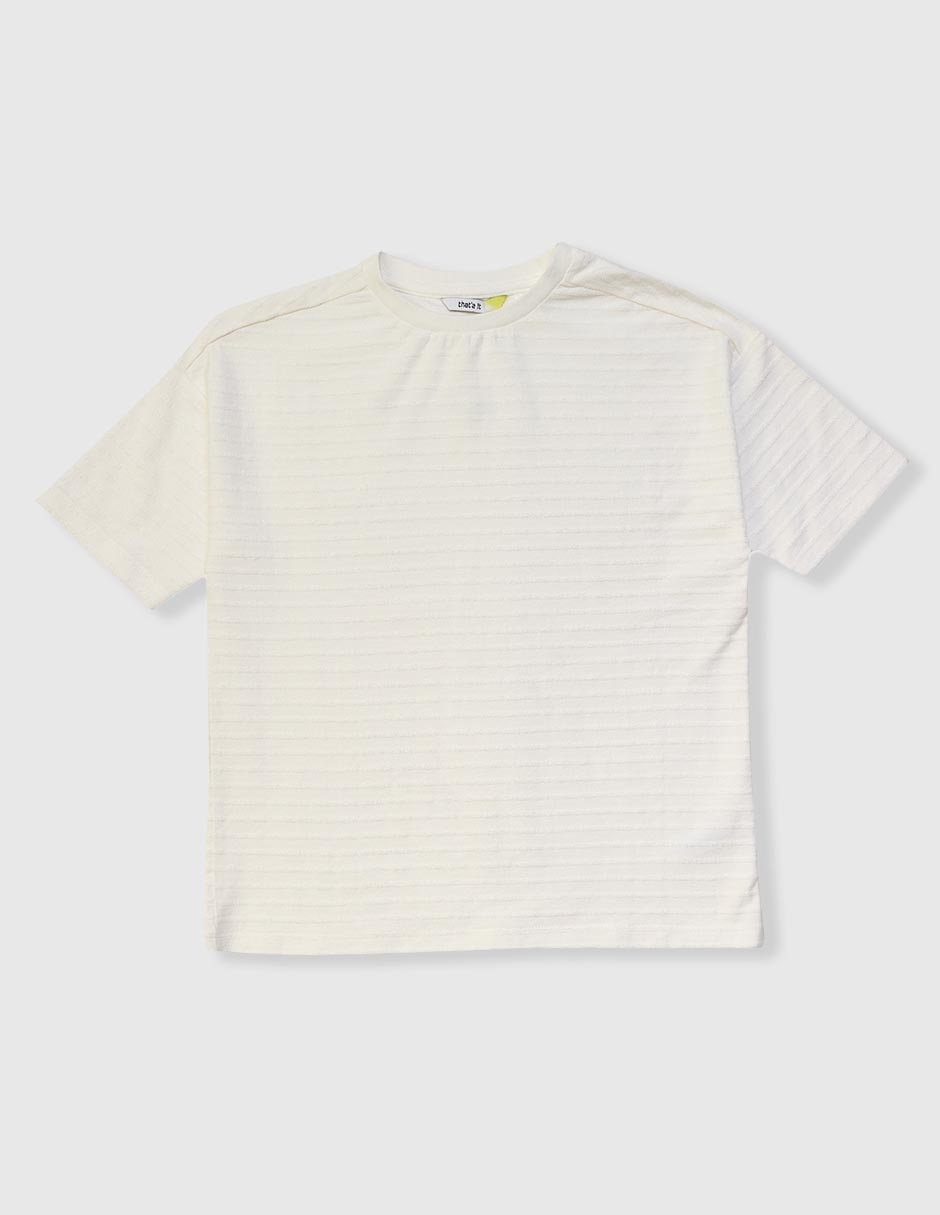 Playera manga corta para niño