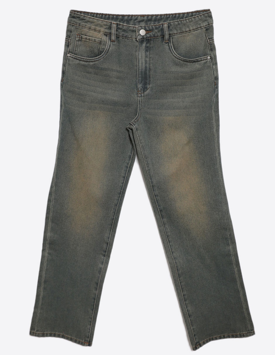 Jeans straight deslavado para niño 1