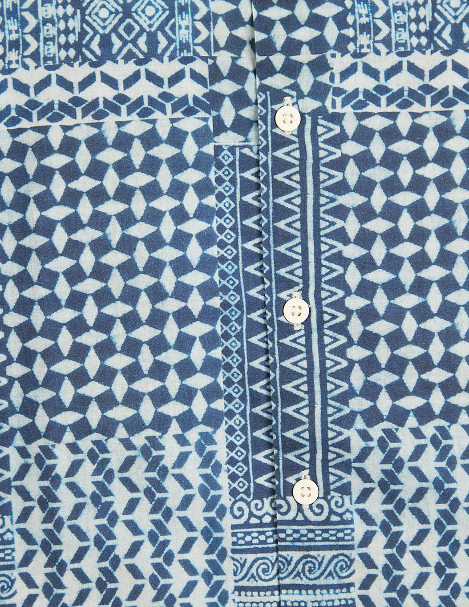 Camisa de algodón manga corta para niño