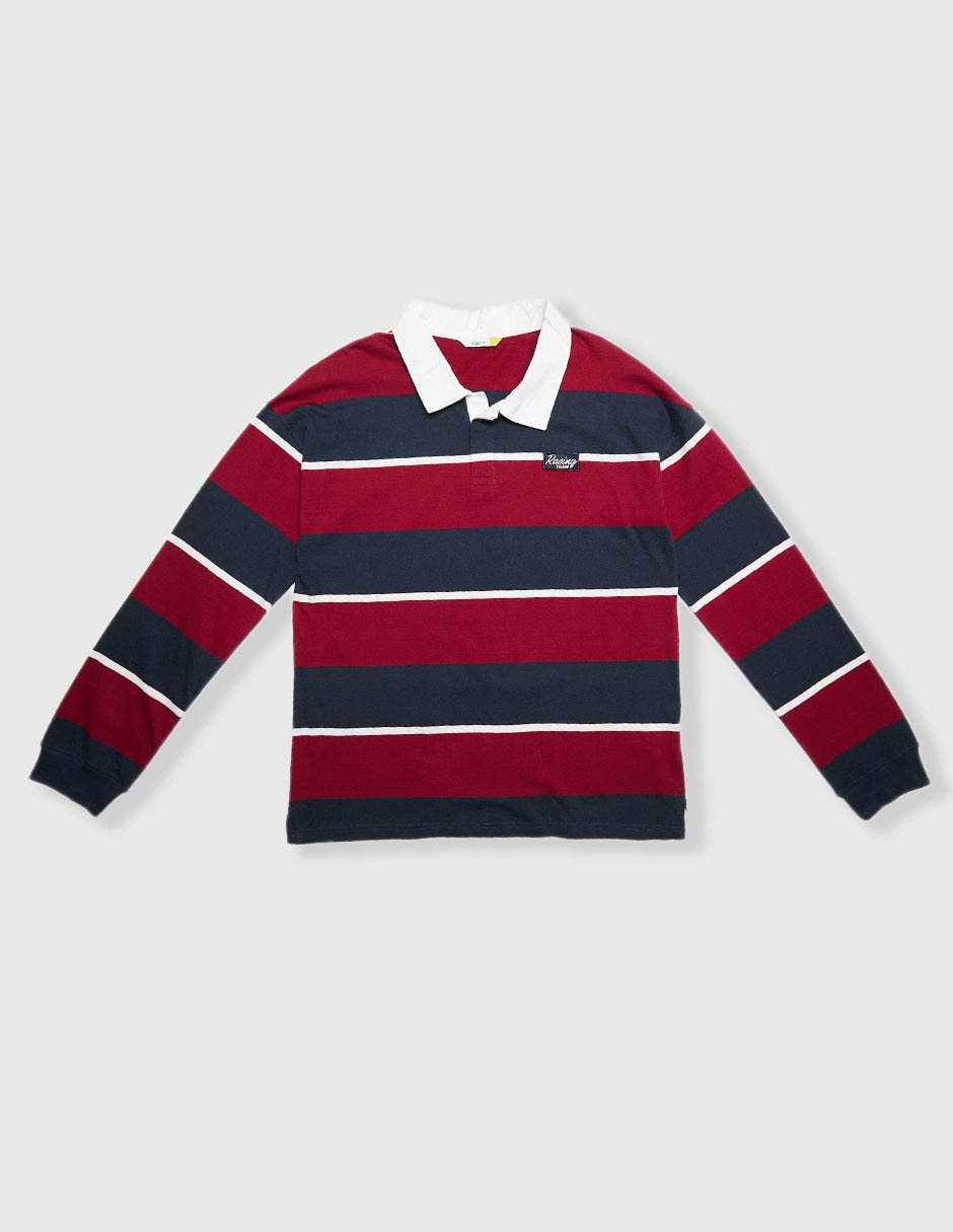 Playera tipo polo de algodón para niño