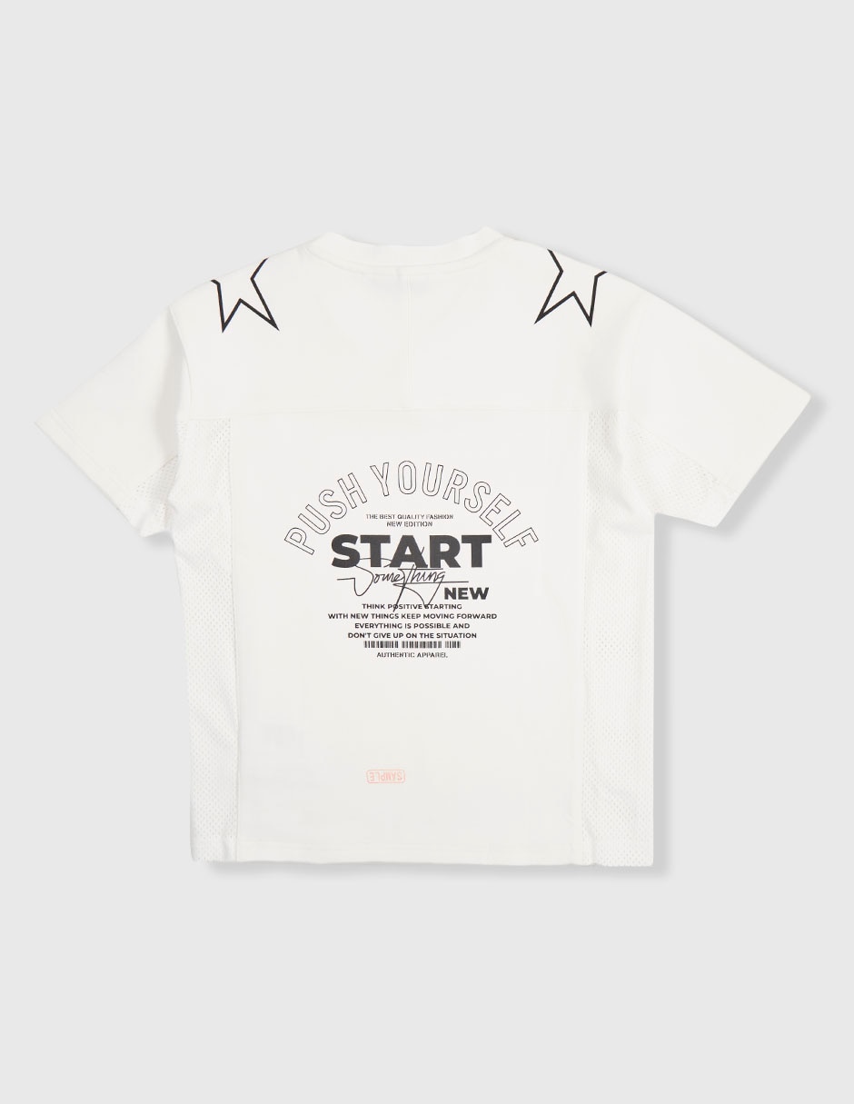 Playera manga corta para niño 2