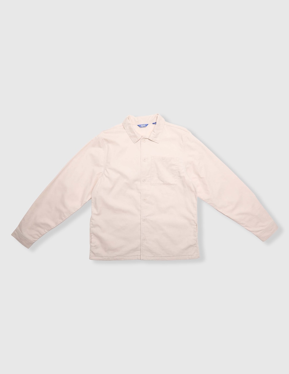 Camisa casual de algodón manga larga para niño
