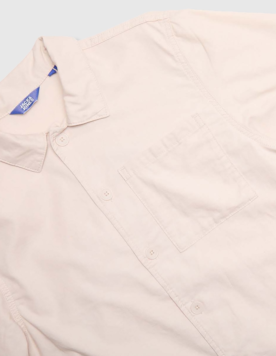Camisa casual de algodón manga larga para niño 3
