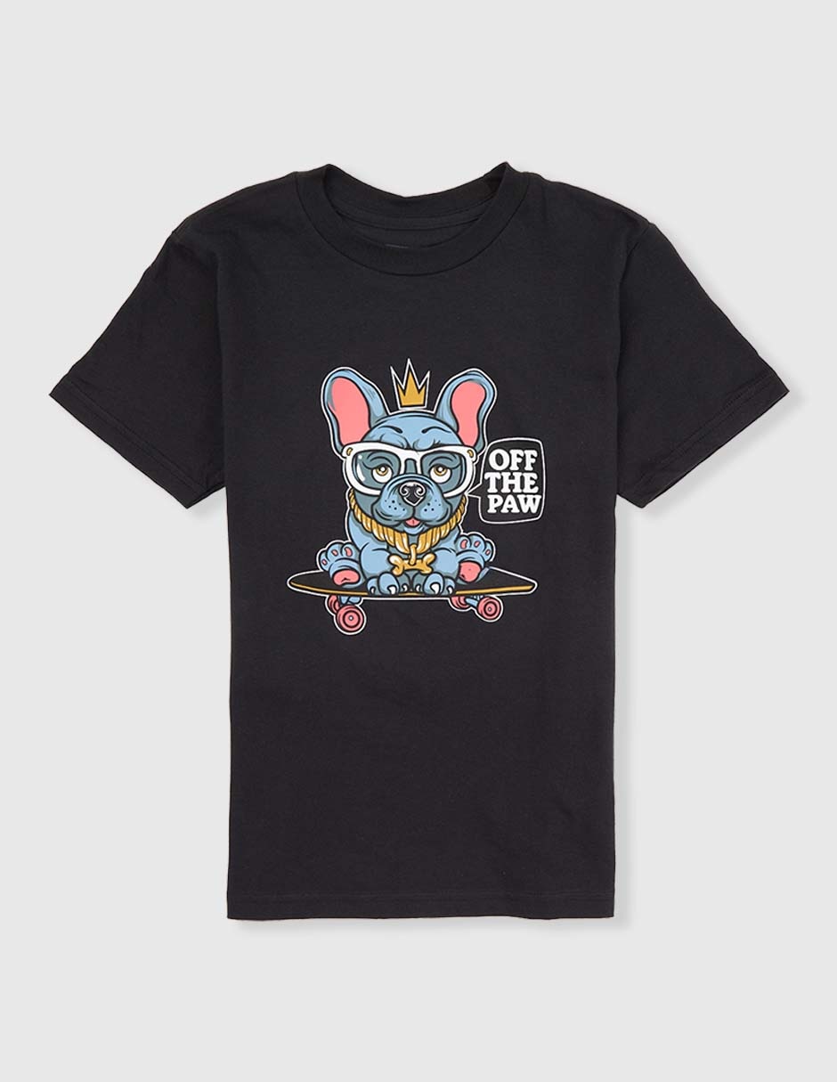 Playera manga corta para niño