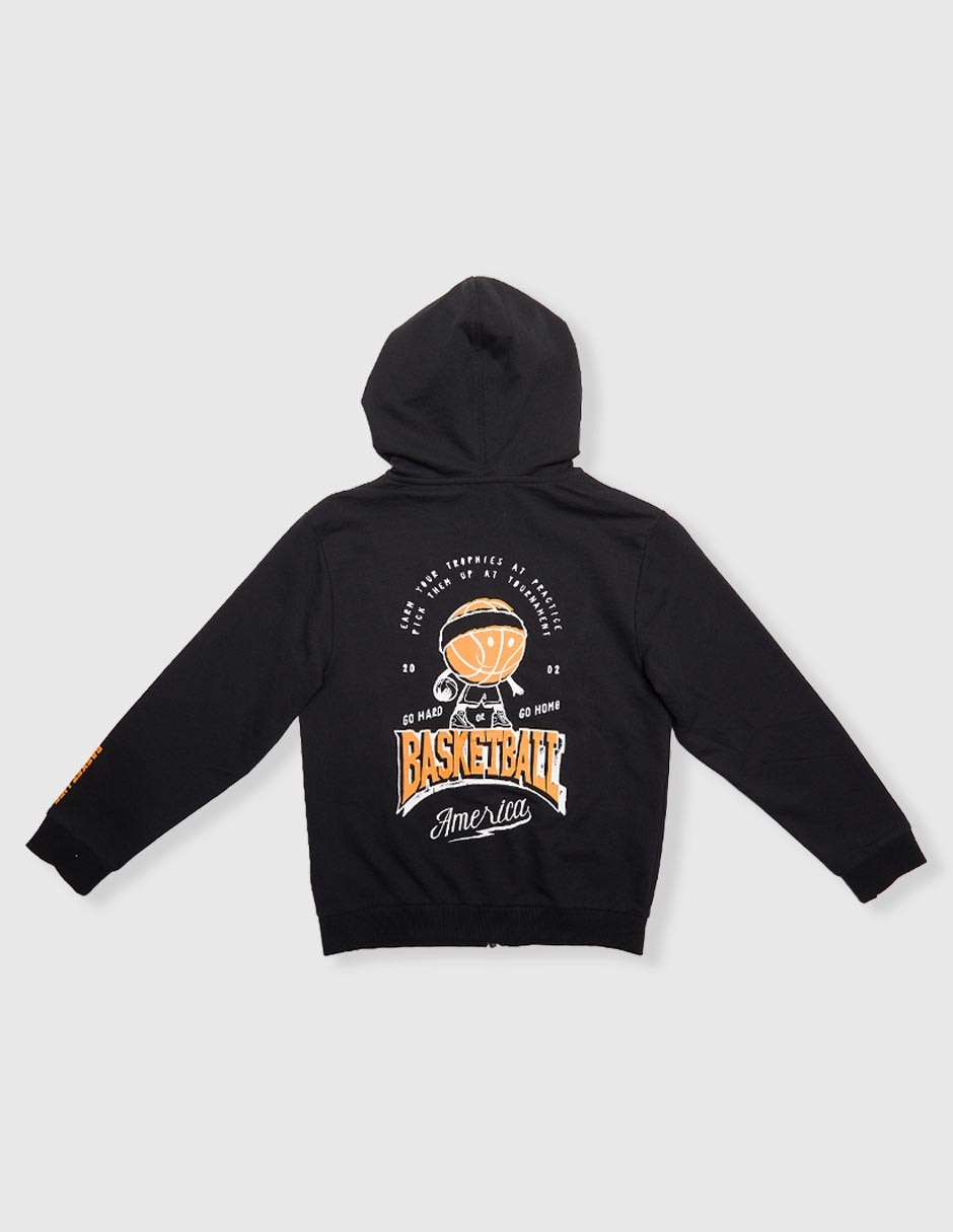 SUDADERA NAME IT 13238094, 6, NEGRO