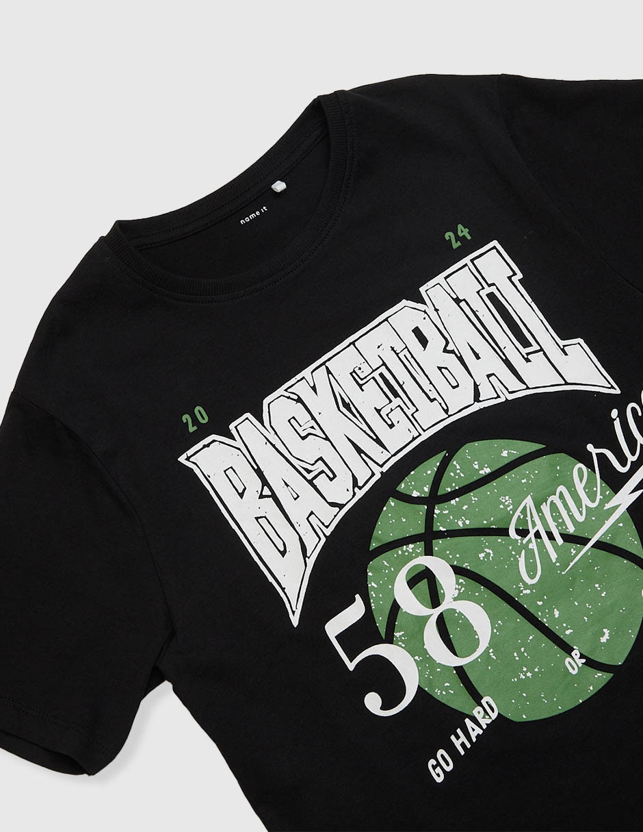 PLAYERA NAME IT 132380, 6, NEGRO