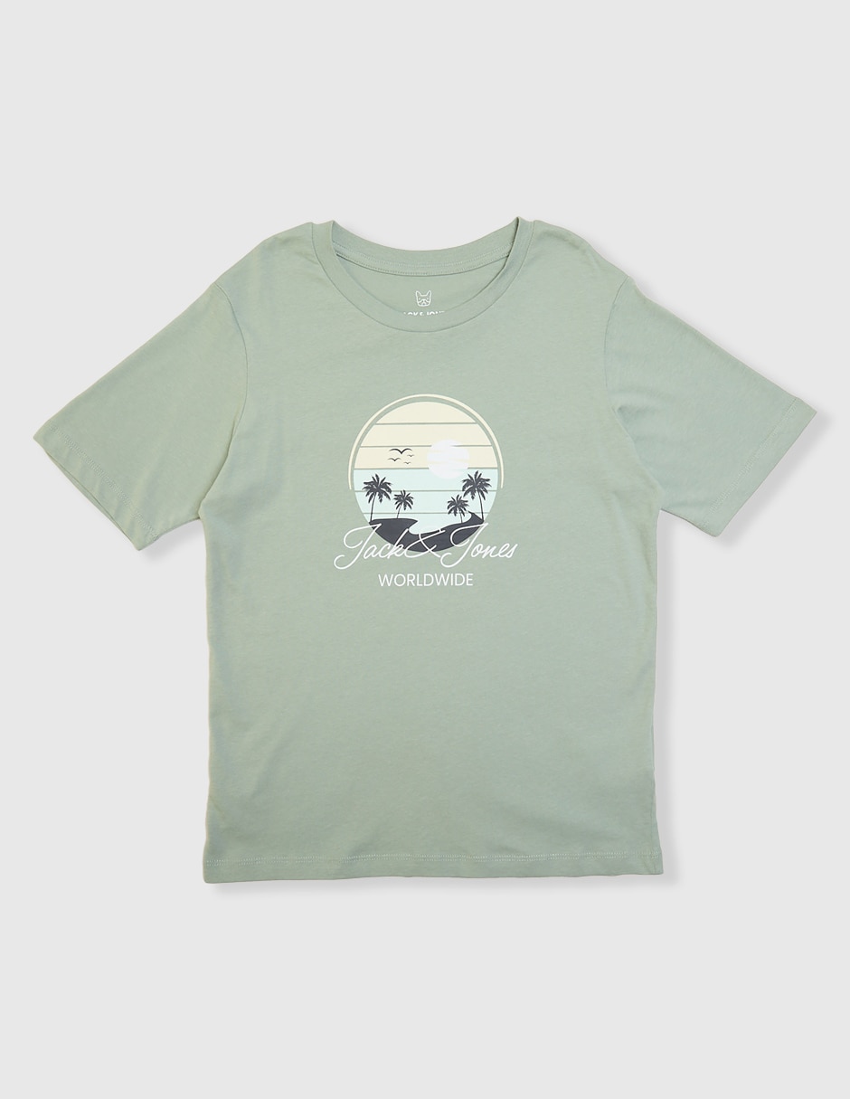 Playera manga corta para niño Playera manga corta para niño