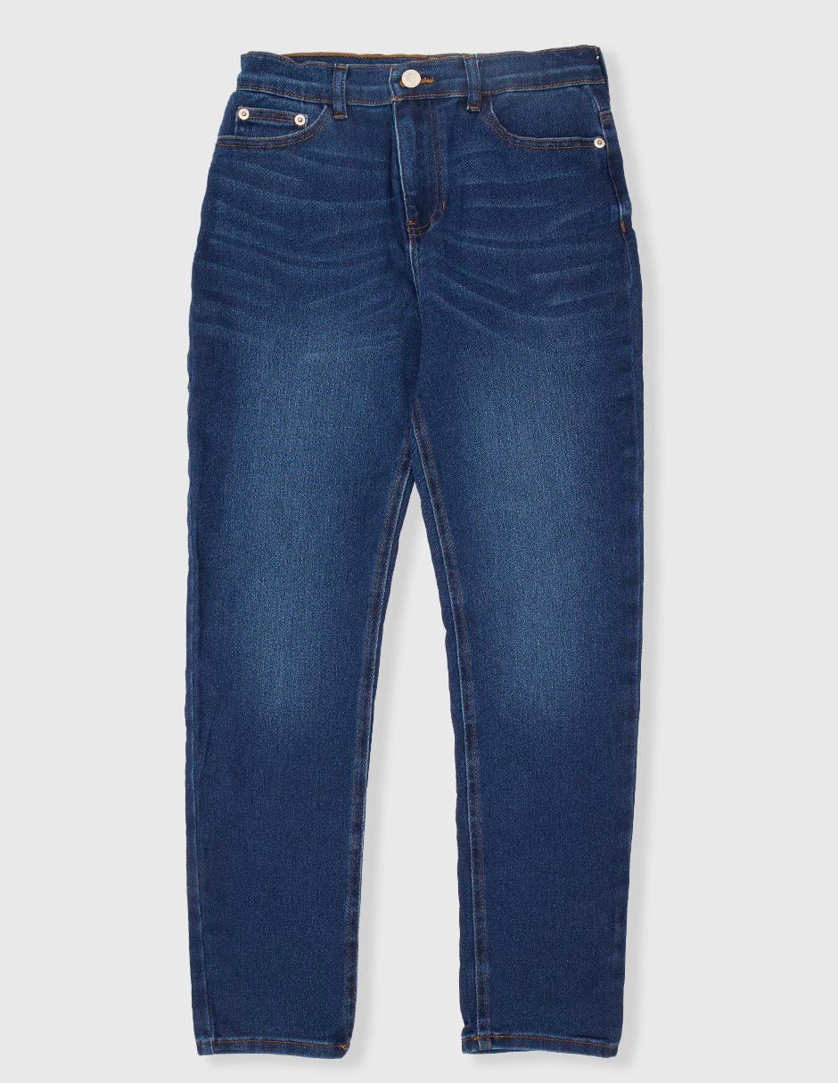 Jeans slim deslavado para niño Jeans slim deslavado para niño