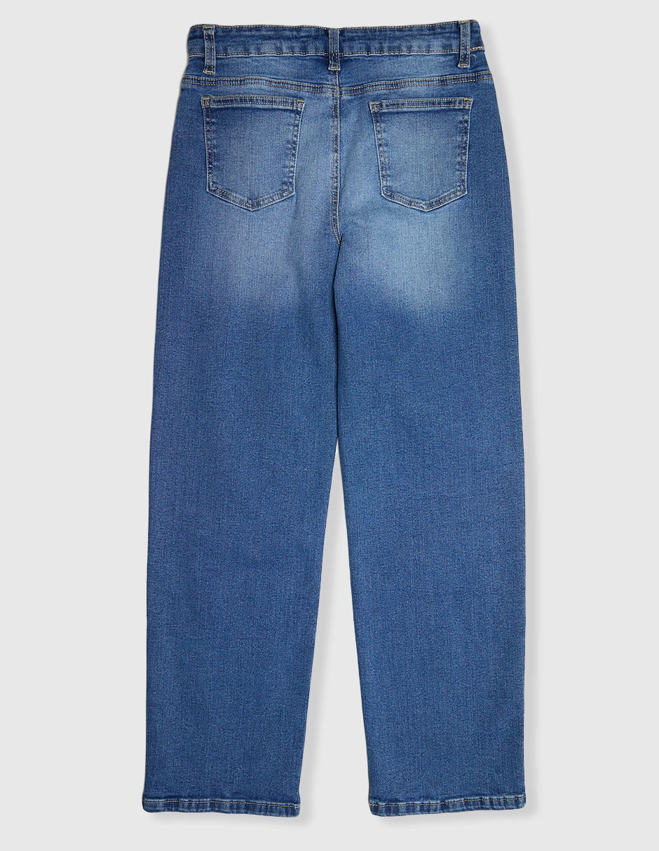 Jeans straight deslavado para niño 2
