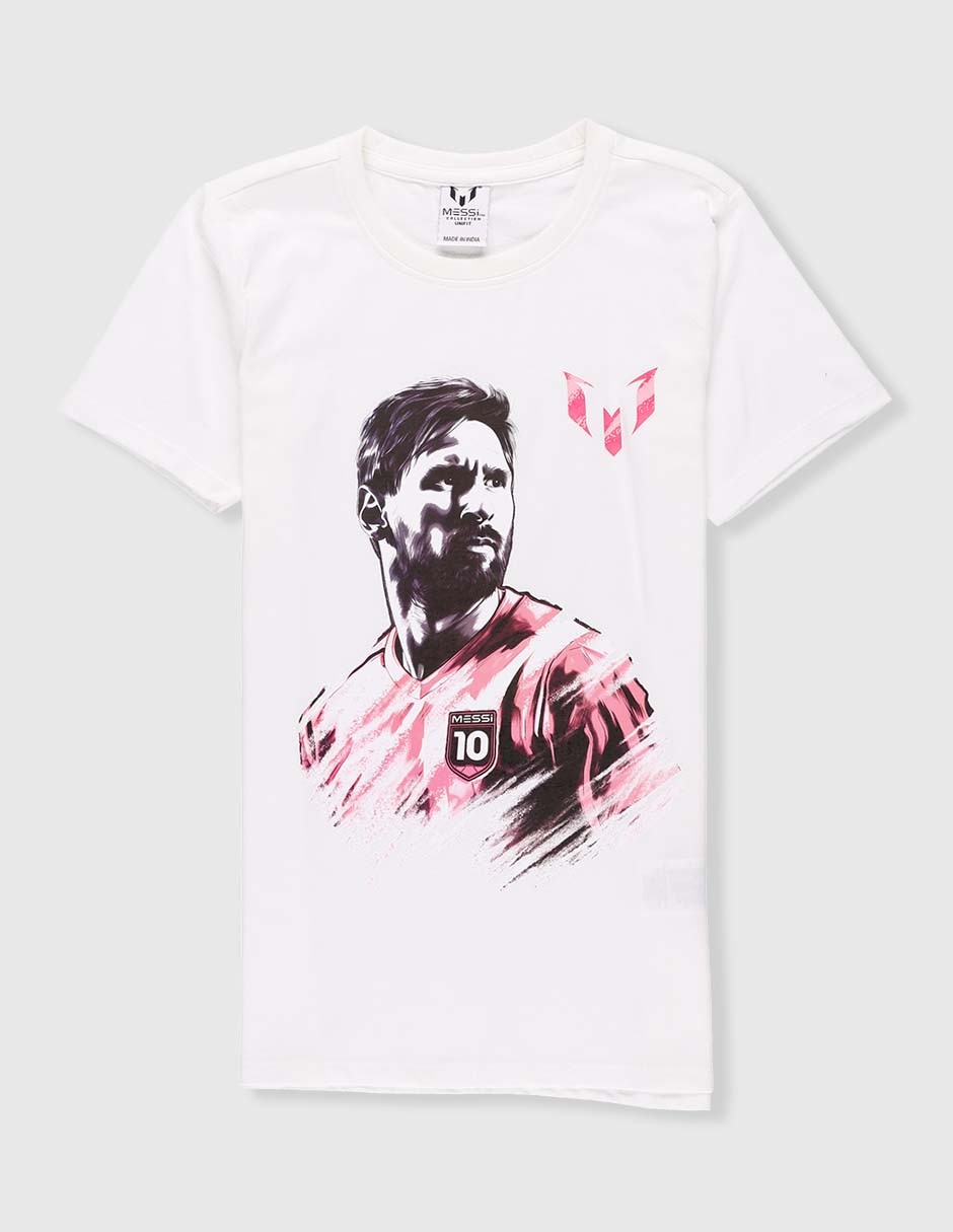 Playera Messi manga corta para niño
