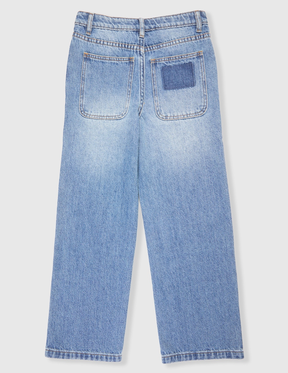 Jeans amplio deslavado para niño 2