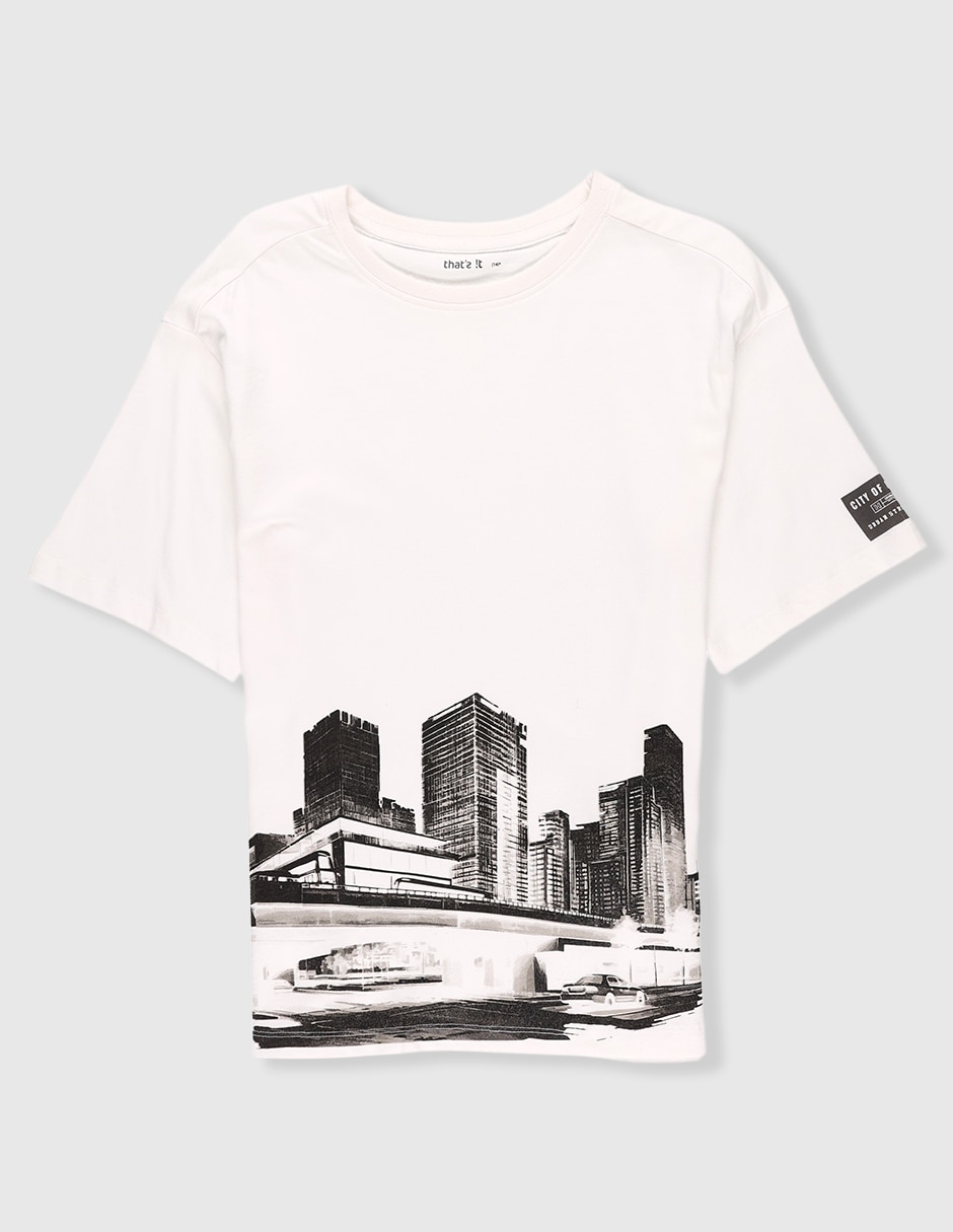 Playera manga corta para niño