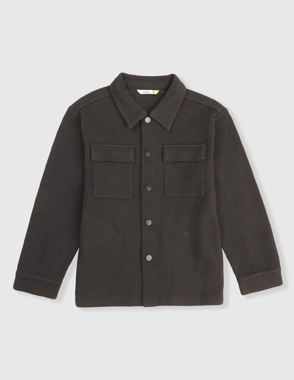 Camisa casual de algodón manga larga para niño