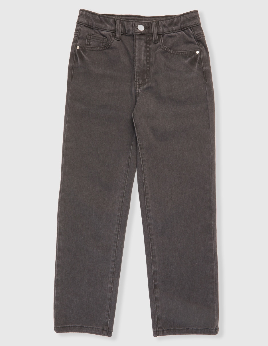 Jeans straight lavado obscuro para niño Jeans straight lavado obscuro para niño