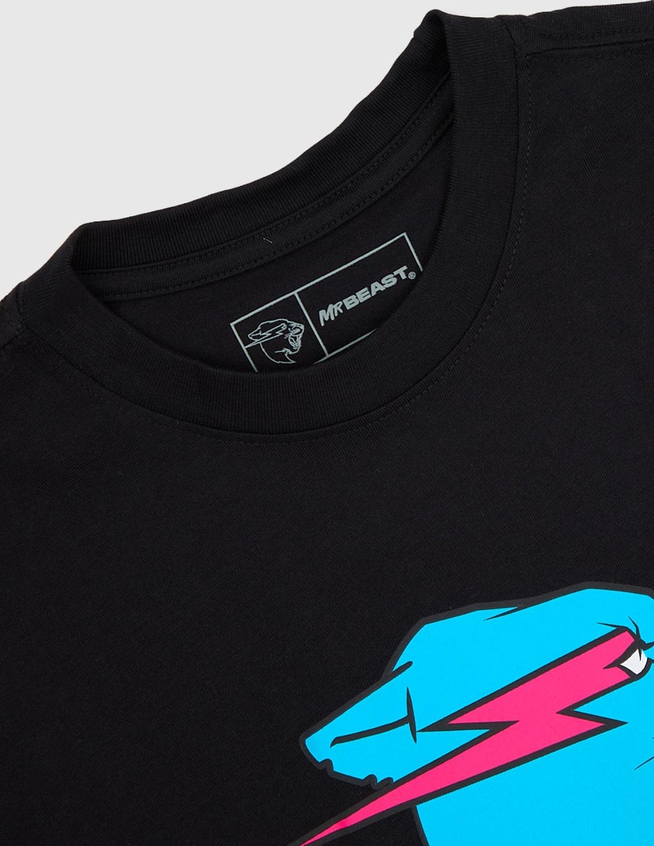 Playera Mr. Beast manga corta para niño 3