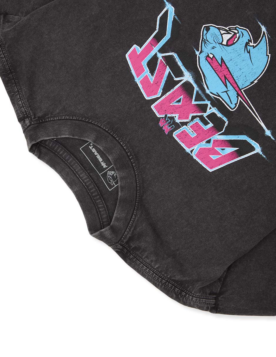 Playera Mr. Beast manga corta para niño 3