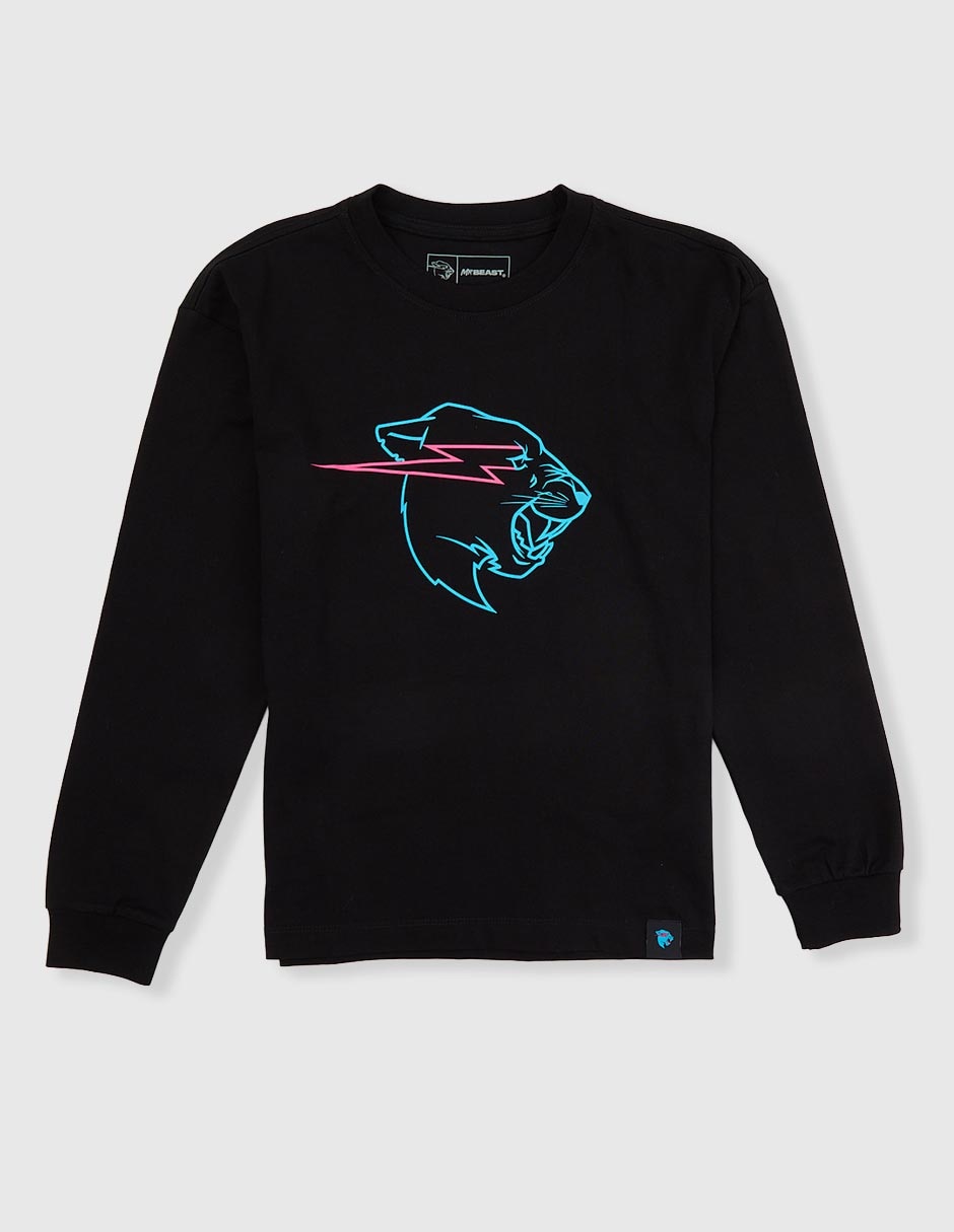 Playera manga larga para niño