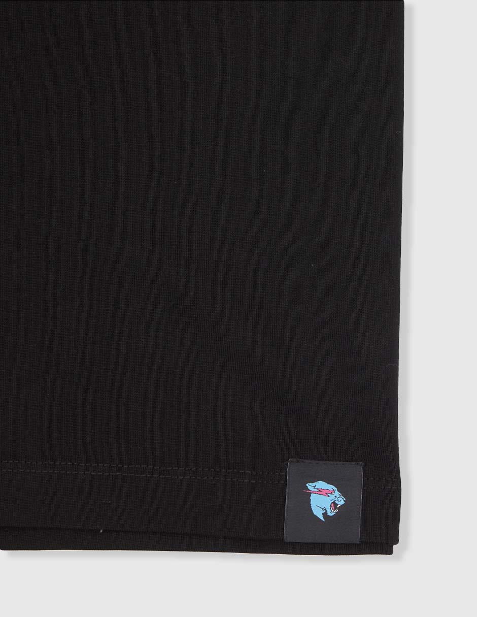 Playera Mr. Beast manga corta para niño 4