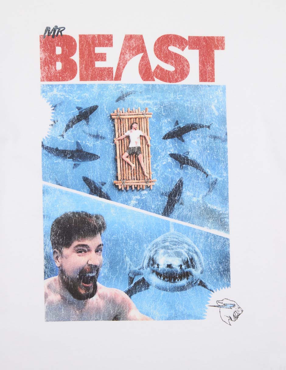Playera Mr. Beast manga corta para niño 4