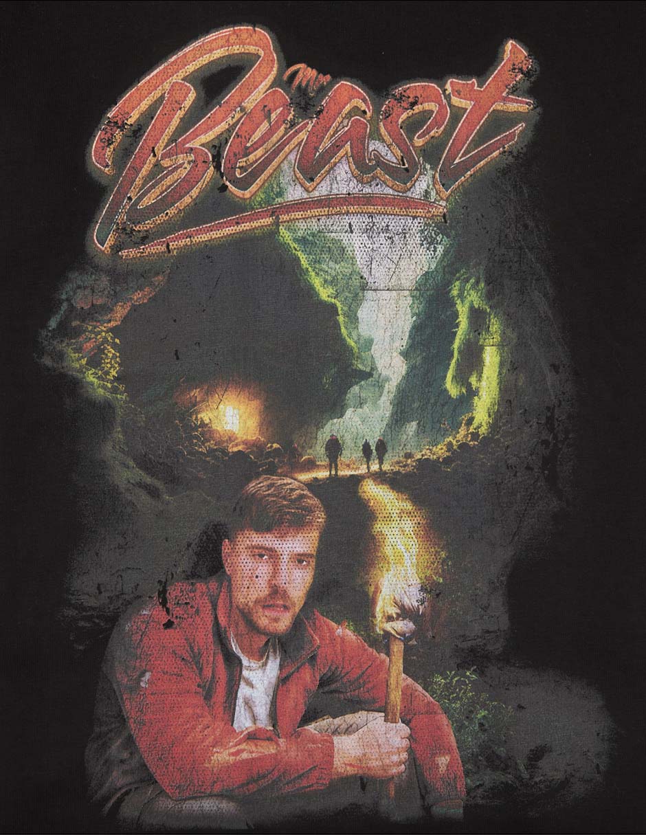 Playera Mr. Beast manga corta para niño 4