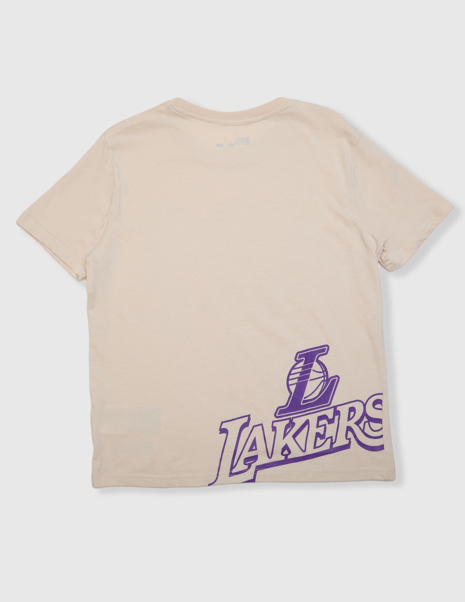 Playera Los Angeles Lakers manga corta para niño