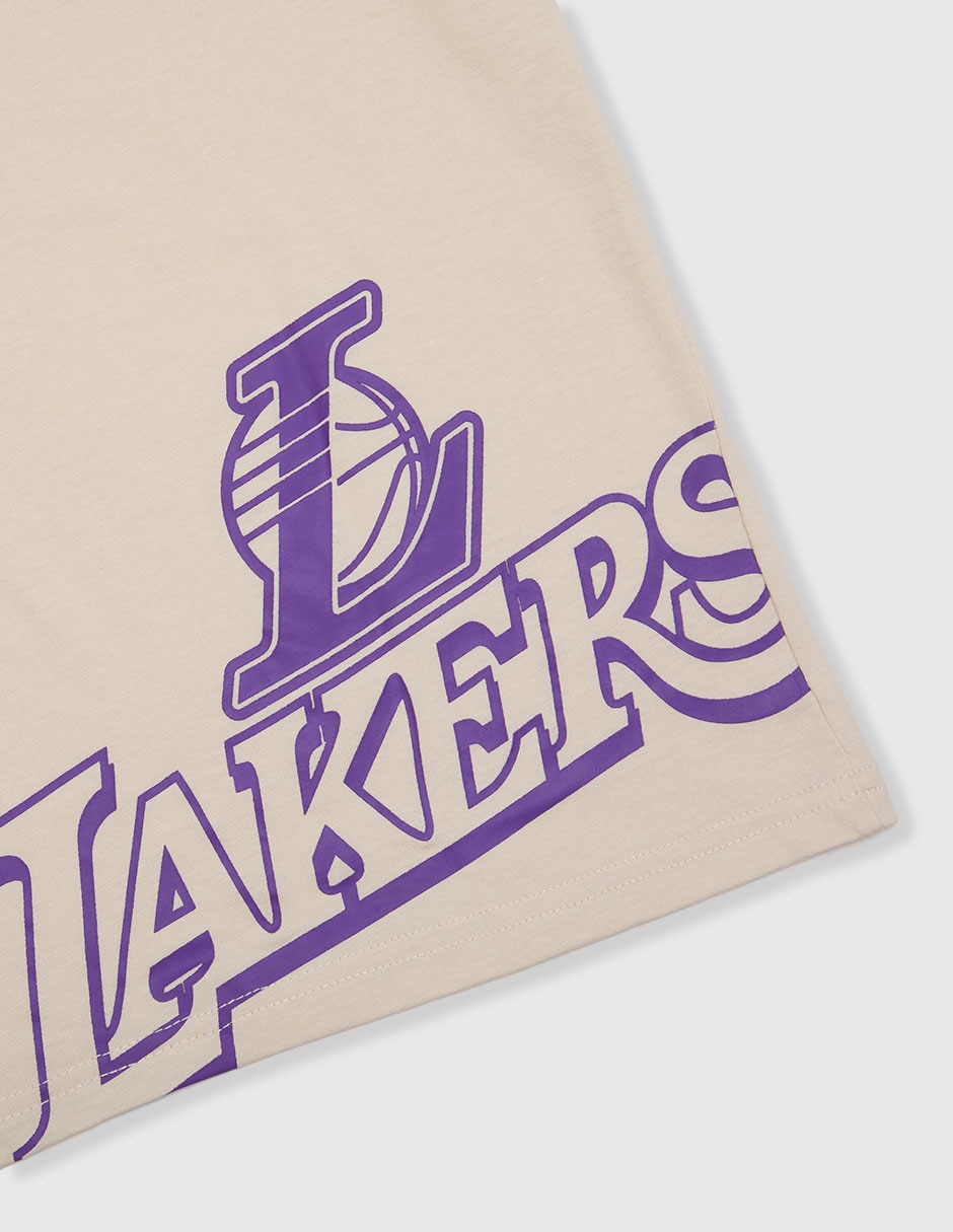 Playera Los Angeles Lakers manga corta para niño 5
