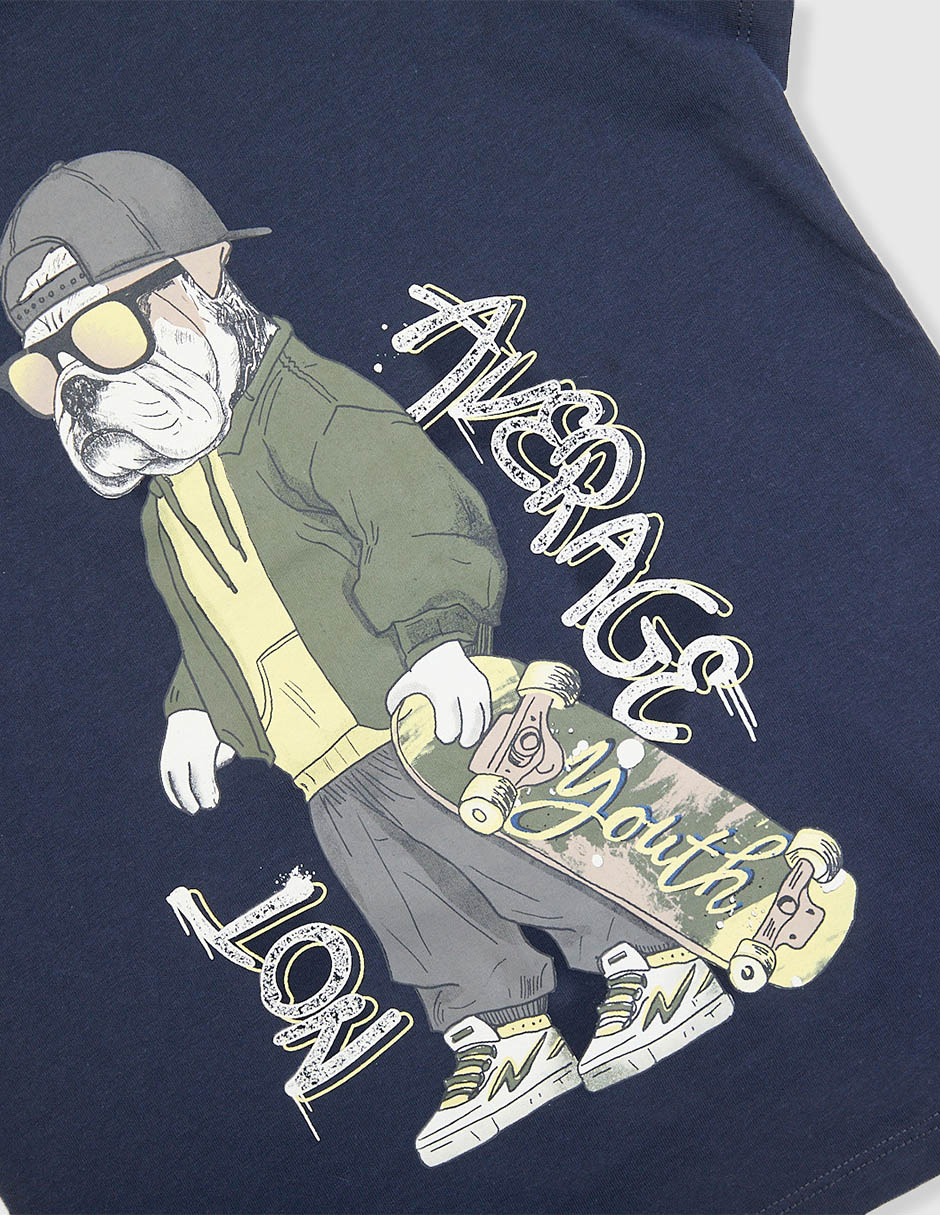 Playera manga corta para niño 3