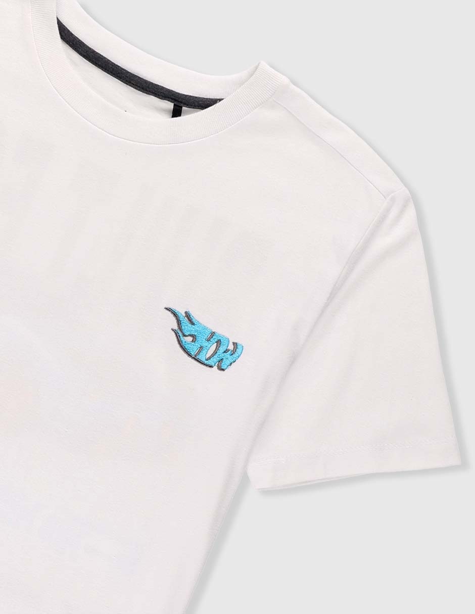 Playera Hot Wheels manga corta para niño 3