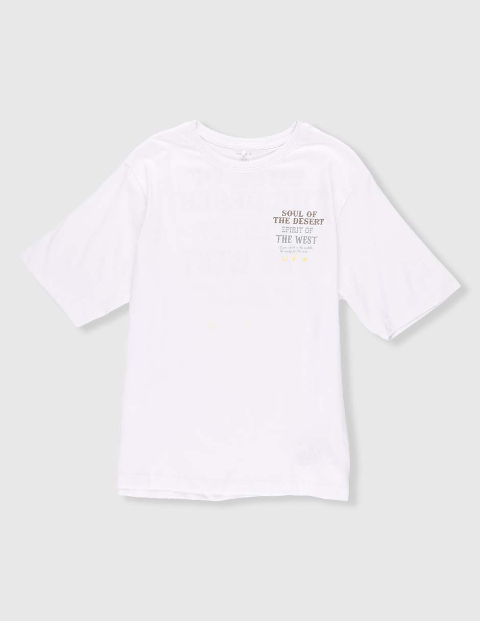Playera manga corta para niño Playera manga corta para niño