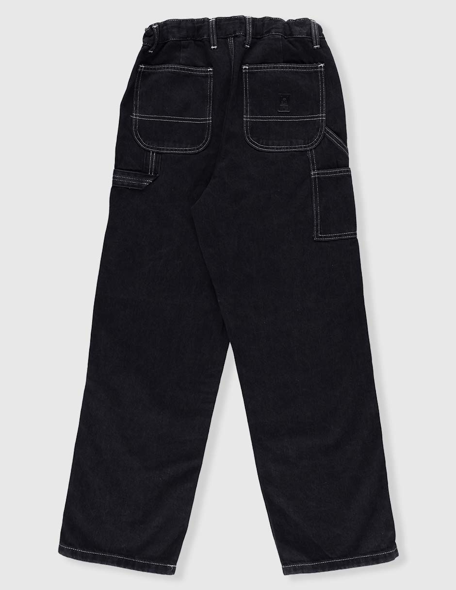 Jeans straight lavado obscuro para niño 2