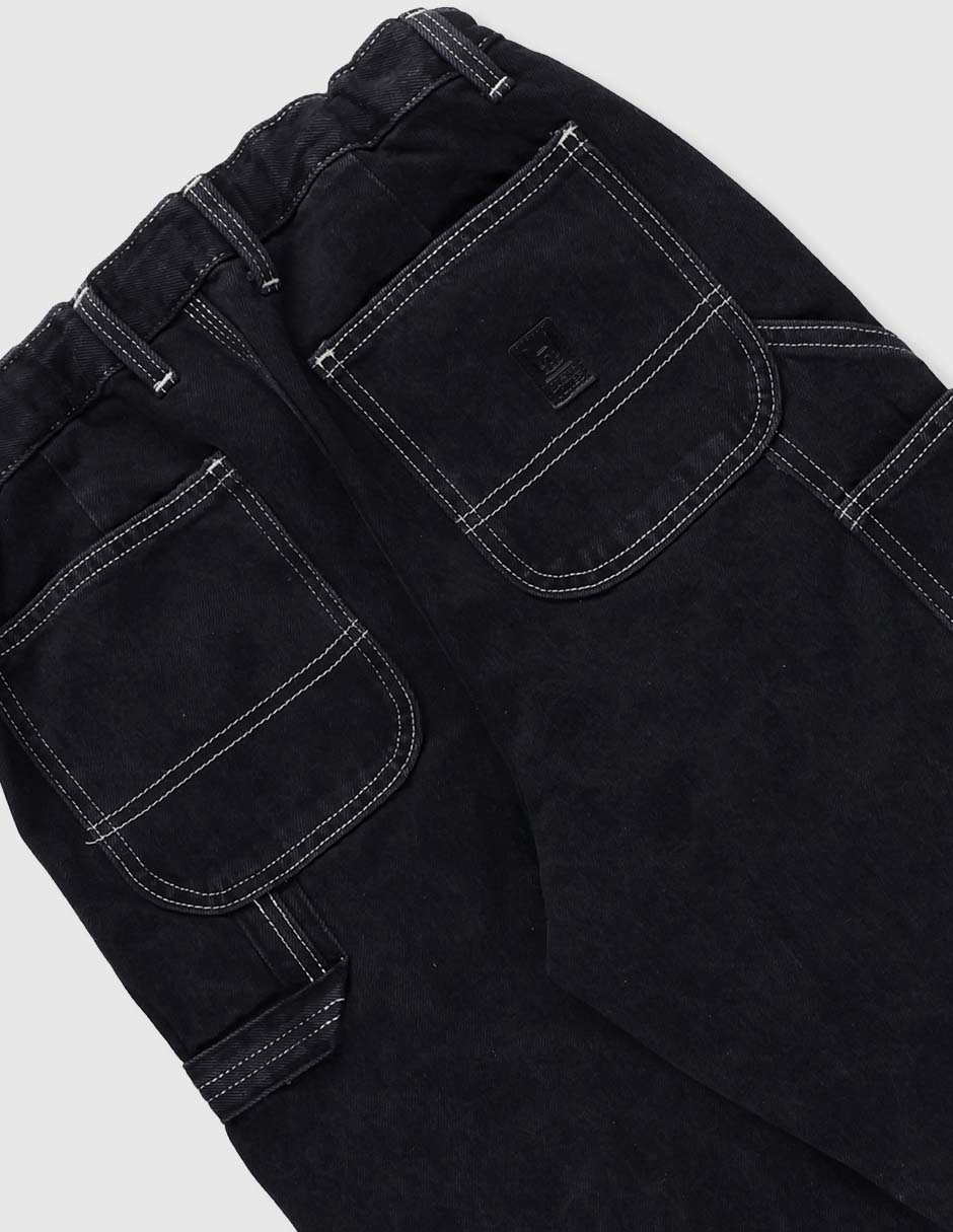 Jeans straight lavado obscuro para niño 4