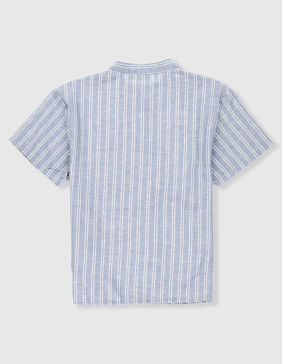 Camisa casual de algodón manga corta para niño 2