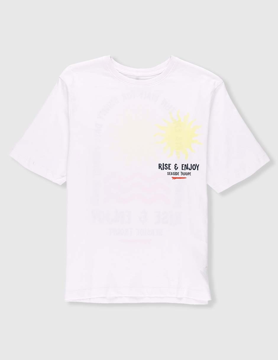 Playera manga regular para niño Playera manga regular para niño