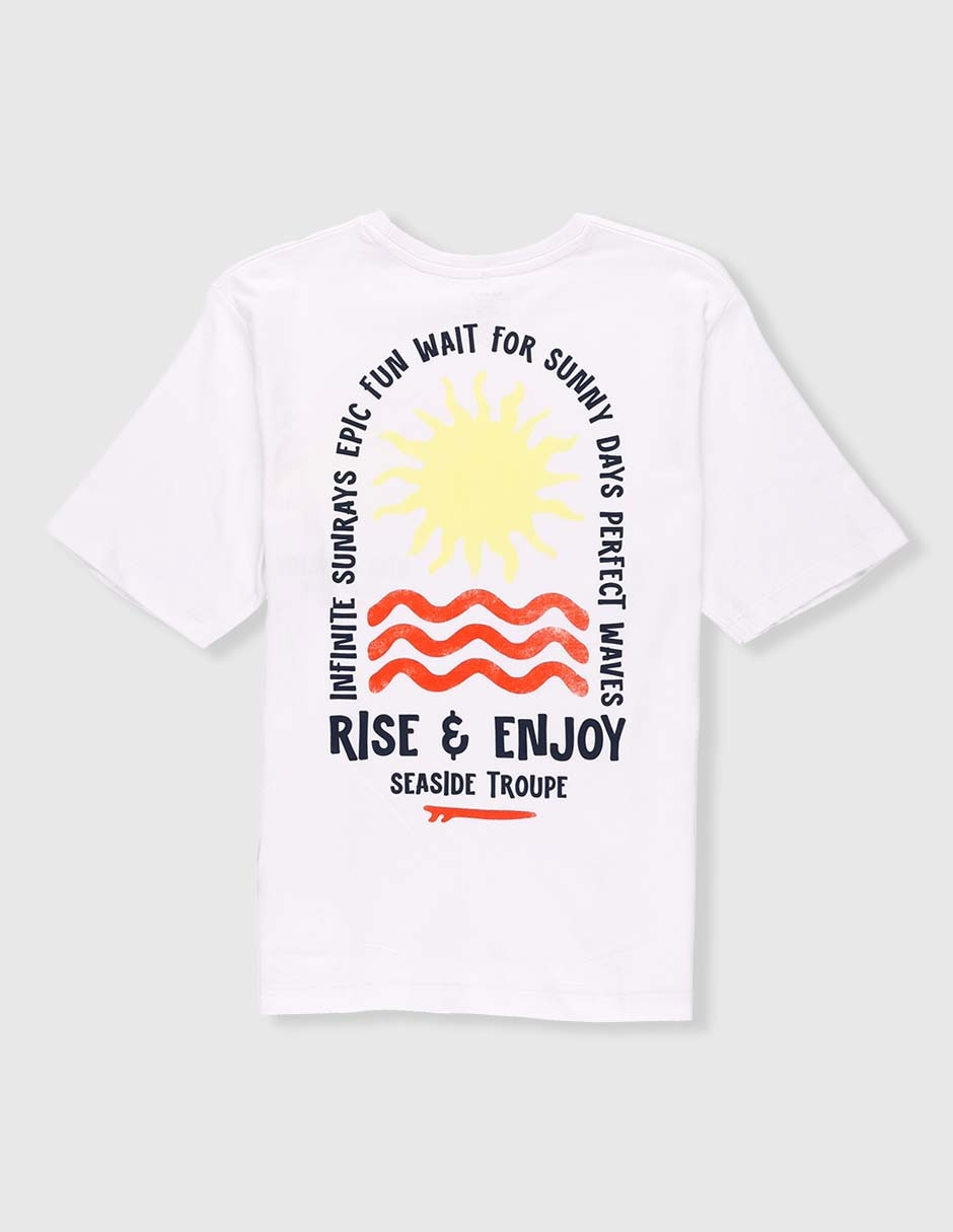 Playera manga regular para niño 2