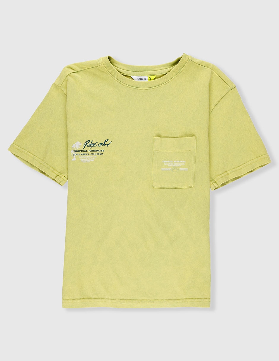 Playera manga corta para niño Playera manga corta para niño