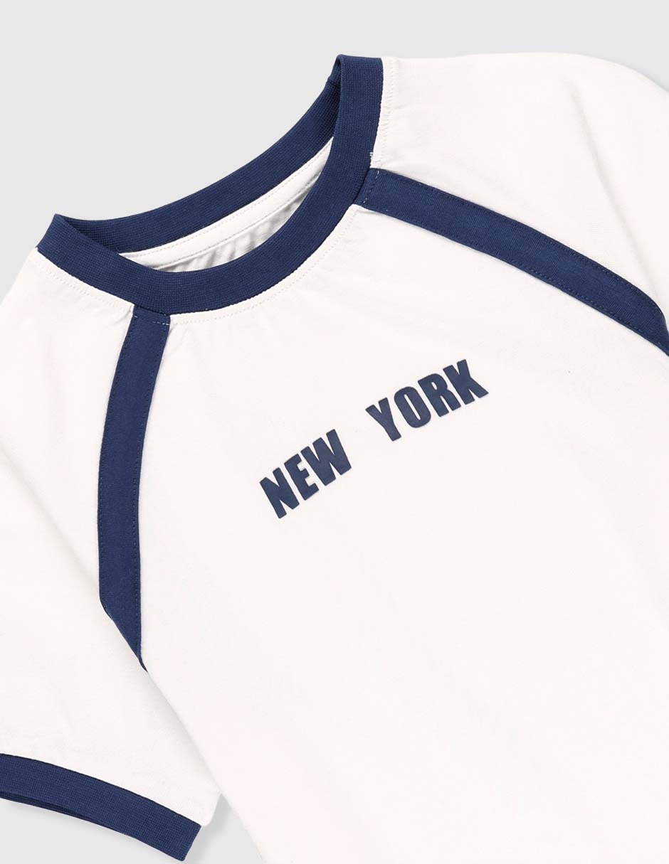 Playera manga corta para niño 3