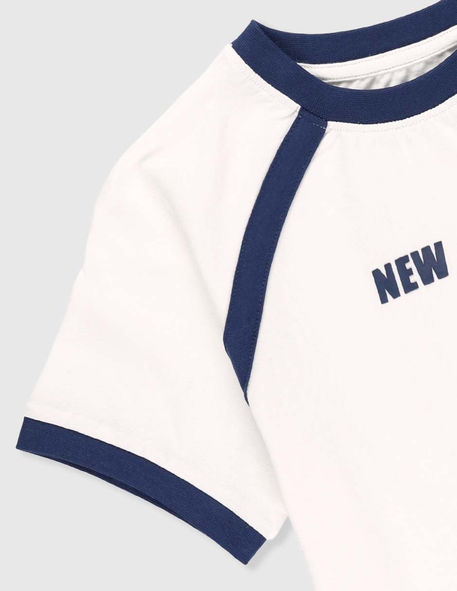 Playera manga corta para niño 4