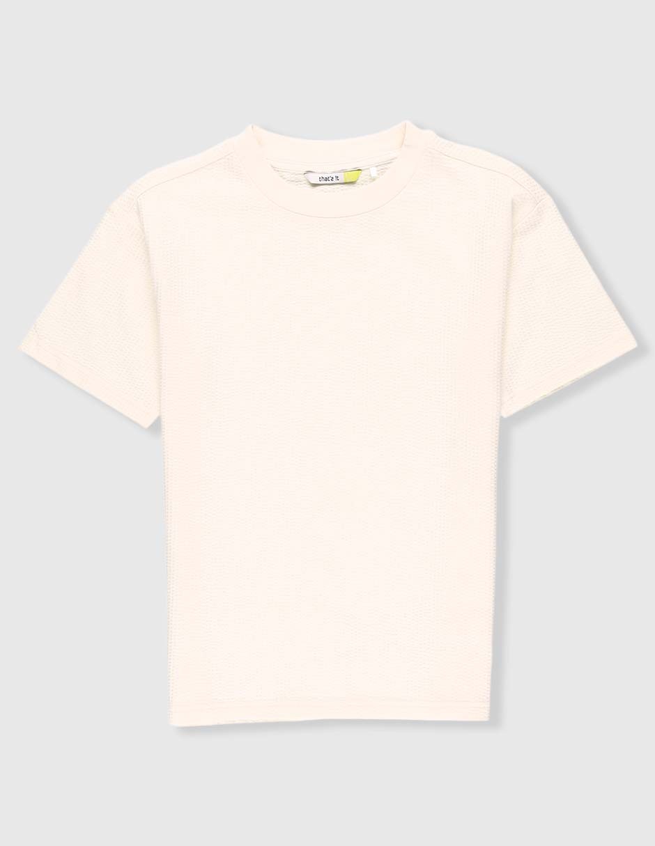 Playera manga corta para niño