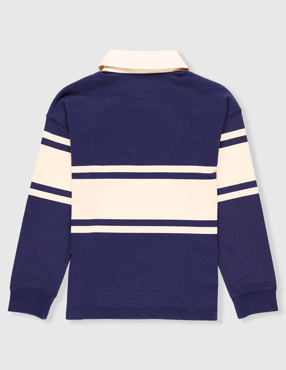 Playera tipo polo de algodón para niño 2